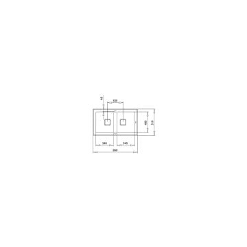 TEKA DIAMOND RS15 2B 86 (WST BLACK) TEK HAZNE VE TEK DAMLALIKLI CAM EVİYE