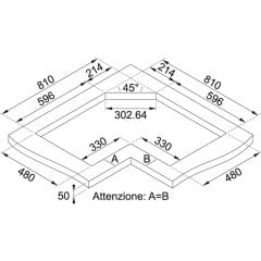 FRANKE NEPTUNE FHNE COR 4 3G TC XS C PASLANMAZ ÇELİK KÖŞE OCAK