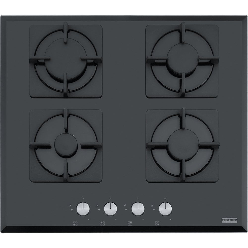 FRANKE NEW SQUARE FHNS 604 4G BK C CRİSTALLO NERO CAM OCAK