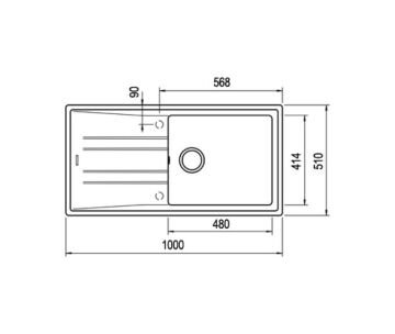 TEKA STONE 60 L-TG  115330005 EVYE