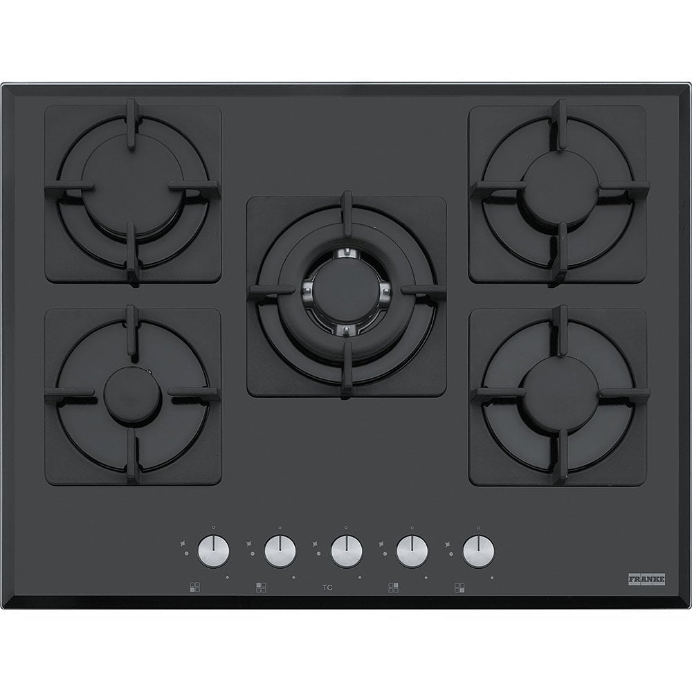FRANKE NEW SQUARE FHNS 705 4G TC BK C CRİSTALLO NERO CAM OCAK