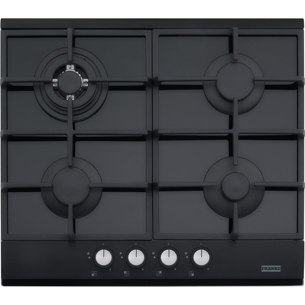 FRANKE NEW GLASS FHNG 604 4G TC BK C CRİSTALLO NERO CAM OCAK