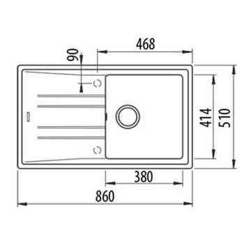 TEKA  STONE 50 B-TG  TEGRANİTE EVİYE 115330019