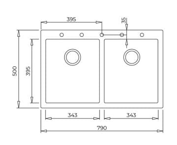 TEKA MAESTRO FORSQUARE 790 TG TEGRANİTE EVİYE 115260017(Bright Cream)