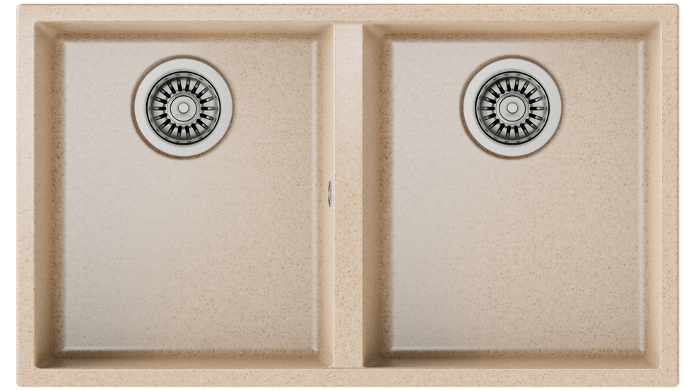 TEKA SQUARE 760 TG ÇİFT HAZNELİ TEZGAHALTI TEGRANİTE EVİYE(AVENA)