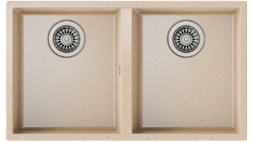 TEKA SQUARE 760 TG ÇİFT HAZNELİ TEZGAHALTI TEGRANİTE EVİYE(AVENA)