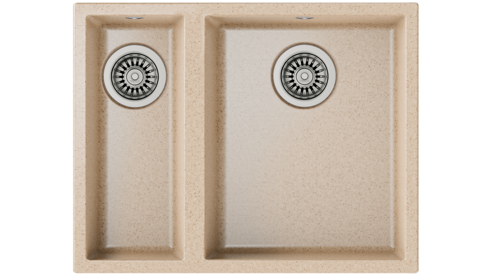 TEKA SQUARE 560 TG ÇİFT HAZNELİ TEZGAHALTI TEGRANİTE EVİYE(avena)