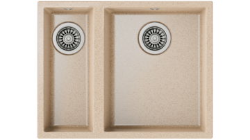 TEKA SQUARE 560 TG ÇİFT HAZNELİ TEZGAHALTI TEGRANİTE EVİYE(avena)