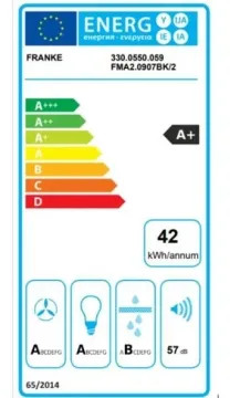 TEŞHİR FRANKE MARİS 2.0 FMA 2.0 907 BK NERO DUVAR TİPİ DAVLUMBAZ