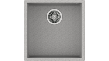 TEKA SQUARE 40.40 TG TEK HAZNELİ TEZGAHALTI TEGRANİTE STONE GREY EVİYE