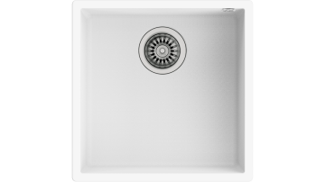 TEKA SQUARE 40.40 TG TEK HAZNELİ TEZGAHALTI TEGRANİTE ARCTIC WHITE EVİYE