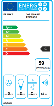 FRANKE INCA SMART FBI 705 GR/700 GÖMME ASPİRATOR DAVLUMBAZ