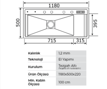 CRAUF TEŞHİR LUSSO 1080 EVİYE