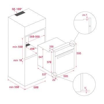 TEKA HLB 8400 HYDROCLEAN® PRO TEMİZLEME SİSTEMİNE SAHİP A+ ÇOK İŞLEVLİ FIRIN