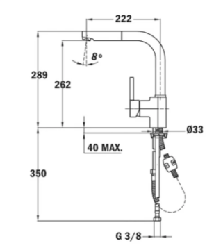 TEKA SQUARE 50.40 TG + ARK 938 (BLACK) EVYE SETİ