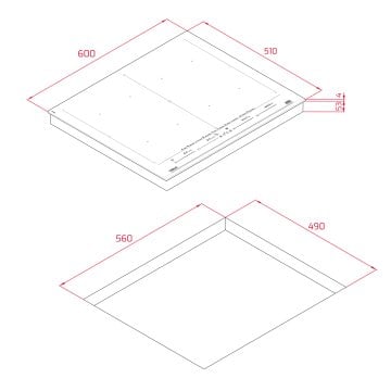 TEKA DİRECTSENSE IZF 68700 MST SİYAH FULL FLEX MASTERSENSE İNDÜKSİYONLU OCAK 60 CM