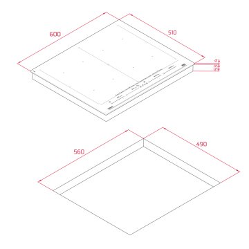 TEKA DİRECTSENSE IZF 68700 MST SİYAH FULL FLEX MASTERSENSE İNDÜKSİYONLU OCAK 60 CM