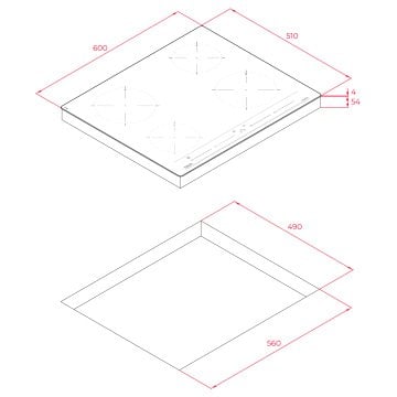 TEKA IZC 64010 BK MSS 60 CM 4 PİŞİRME BÖLMELİ İNDÜKSİYON OCAK VE DİRECT FUNCTİON MULTİSLİDER