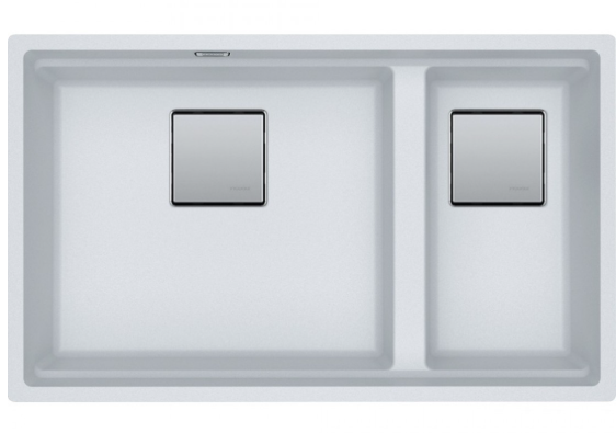 FRANKE KUBUS 2 KNG 120 BİANCO GRANİT EVYE