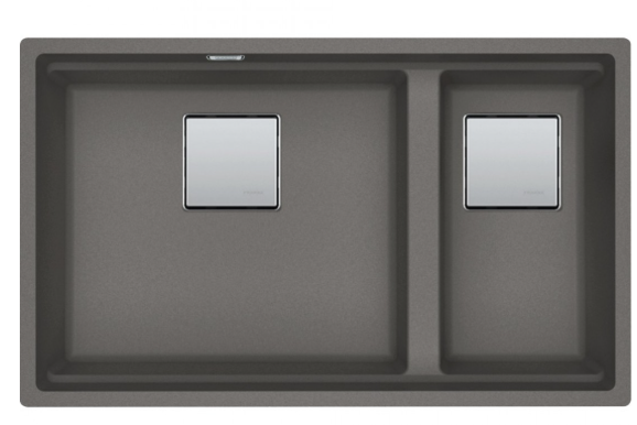 FRANKE KUBUS 2 KNG 120 STONE GREY GRANİT EVYE