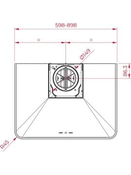 TEKA DOS 90.2 VN DUVAR TİPİ DAVLUMBAZ