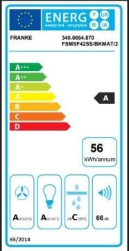 FRANKE ADA SMART FSMS F42 SS/BK MATT INOX ADA TİPİ DAVLUMBAZ