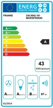 TEŞHİR FRANKE MARİS FREE BY DROR MARİS FREE 80 CRİSTALLO NERO DUVAR TİPİ DAVLUMBAZ