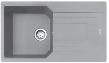 FRANKE URBAN UBG 611-86 STONE GREY GRANİT EVYE