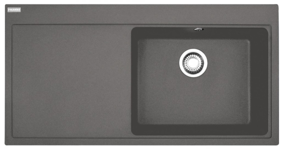 FRANKE MYTHOS MTG 611-100 SOL DAMLALIKLI STONE GREY GRANİT EVYE