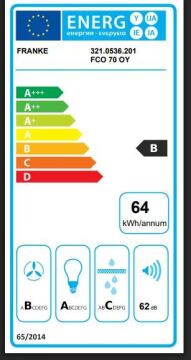 FRANKE TRENDLİNE PLUS OY 70 OYSTER DUVAR TİPİ DAVLUMBAZ