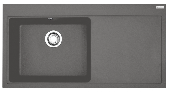 FRANKE MYTHOS MTG 611-100 SAĞ DAMLALIKLI STONE GREY GRANİT EVYE