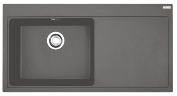 FRANKE MYTHOS MTG 611-100 SAĞ DAMLALIKLI STONE GREY GRANİT EVYE