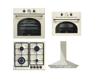 TEKA ANKASTRE SET; HAK 627 R VN ANKASTRE FIRIN,  GSC 64320 RBC VN ANKASTRE OCAK,  DOS 60.2 VN DAVLUMBAZ MWR 32 BIA VN COUNTRY STYLE EDİTİON