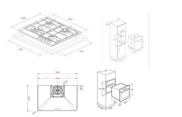 TEKA ANKASTRE SET; HAK 627 R VN ANKASTRE FIRIN,  GSC 64320 RBC VN ANKASTRE OCAK,  DOS 60.2 VN DAVLUMBAZ MWR 32 BIA VN COUNTRY STYLE EDİTİON