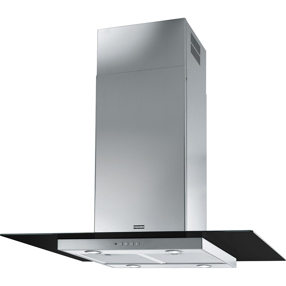 FRANKE GLASS LİNEAR FGL 915 I BK/XS PASLANMAZ ÇELİK - CAM ADA TİPİ DAVLUMBAZ