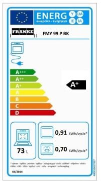 FRANKE MYTHOS TFT PYROLYTİC FMY 99 P BK SİYAH ANKASTRE FIRIN