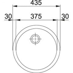 FRANKE BACCİNİ RBX 110-38 PASLANMAZ ÇELİK EVYE