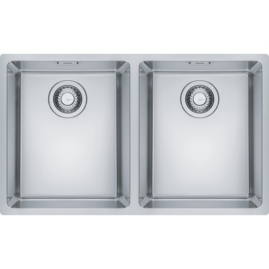 FRANKE EVYE  MRX 120-34-34 PASLANMAZ ÇELİK 2 GÖZÜ EVYE