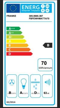 FRANKE FBFE WH MATT A52 MATT WHİTE INCA LUX 3.0 ASPİRATÖR
