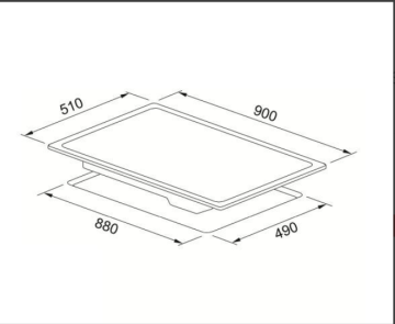 FRANKE FRSM 905 C TOD BBK SİYAH CAM ELEKTRİKLİ OCAK