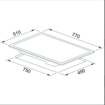 FRANKE FRSM 704 C TOD BK ELEKTRİKLİ SİYAH CAM OCAK