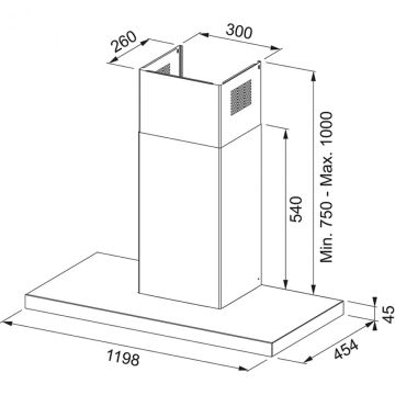 FRANKE FTLN H45 X/BK A120 DUVAR TİPİ FORMAT PLUS