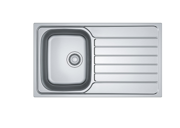 FRANKE SPARK SKX 611 PASLANMAZ ÇELİK SAĞ DAMLALIKLI EVYE