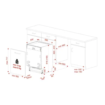 TEKA DFI 46700 TAM ANKASTRE 14 KİŞİLİK BULAŞIK MAKİNASI