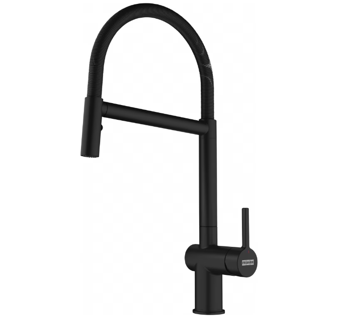 FRANKE ACTİVE PLUS SEMİ PRO MATT BLACK EVYE BATARYASI