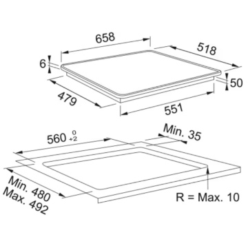 FRANKE MARİS FMA 654 I F BK XS İNDÜKSİYONLU OCAK - 108.0675.410