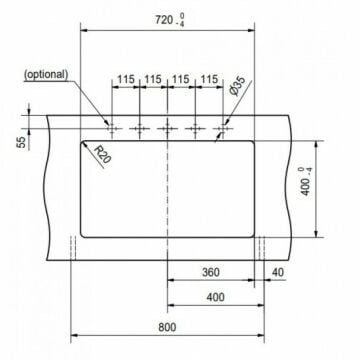 FRANKE MARİS MRG 110-72 MATT BLACK TEZGAH ALTI GRANİT EVİYE - 125.0686.637
