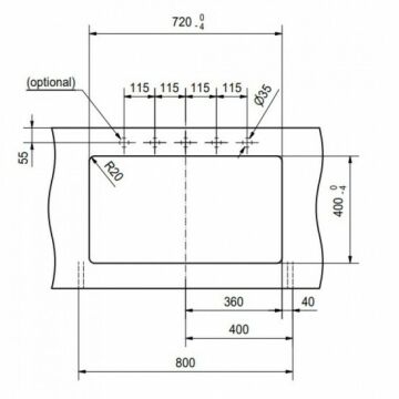 FRANKE MARİS MRG 110-72 MATT BLACK TEZGAH ALTI GRANİT EVİYE