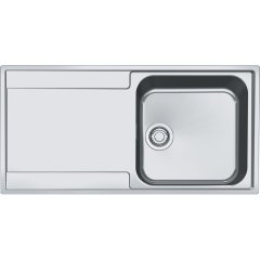FRANKE MARİS MRX 211 PASLANMAZ ÇELİK TEZGAHA SIFIR EVYE SOL DAMLALIKLI