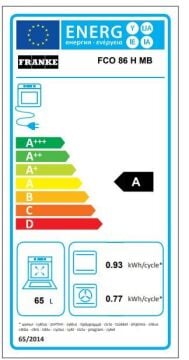 FRANKE COUNTRY 65 FCO 86 H MB MATT BLACK FIRIN